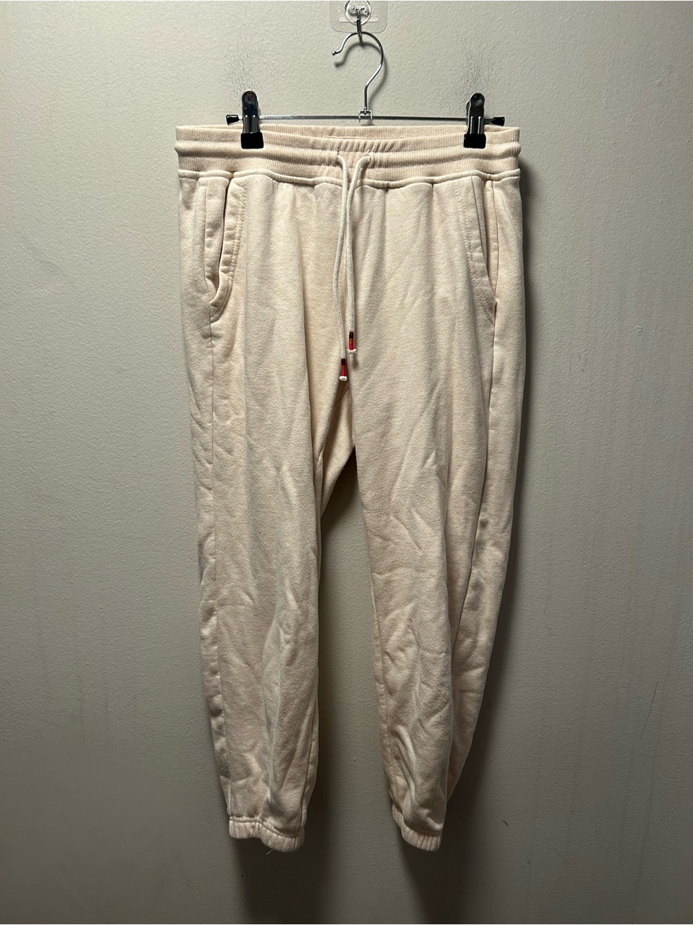 Marine Layer Cream Women's Jogger Sweatpants